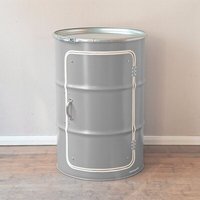 Lockengelöt Schränk - Der Schrank aus einem Ölfass Lockengelöt Schränk - Der Schrank aus einem Ölfass