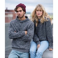 Ecologie by AWDis Luftiger Strickpullover Strickhoodie Kapuzenpullover Ecologie Iguazu Knitted Hoody Hoodie