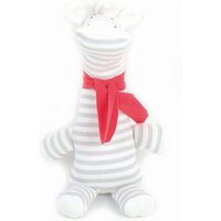 El Puente Stoffpuppe "Giraffe" 100% Baumwolle aus kbA, verschiedene Farben, L 24 cm