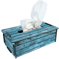 WERKHAUS Tissue-Box - Holz türkis
