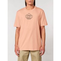 Human Family Bio Unisex Rundhals T-Shirt "Mountain Silhouette" aus Bio-Baumwolle