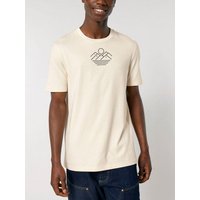 Human Family Bio Unisex Rundhals T-Shirt "Mountain Silhouette" aus Bio-Baumwolle