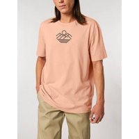 Human Family Bio Unisex Rundhals T-Shirt "Mountain Silhouette" aus Bio-Baumwolle