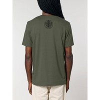 Human Family Bio Unisex Rundhals T-Shirt "Create - Circle Tree" aus Bio-Baumwolle