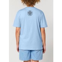 Human Family Bio Unisex Rundhals T-Shirt "Create - Circle Tree" aus Bio-Baumwolle