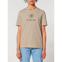 Human Family Bio Unisex Rundhals T-Shirt "Create - Change your view" aus Bio-Baumwolle
