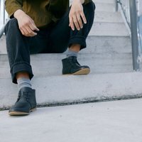 SORBAS '87 Leder Boots Schnürschuhe