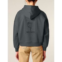 Human Family Bio Damen-Hoodie „Relax – Simple Beauty“ aus Bio-Baumwolle