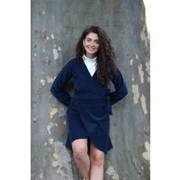 ManduTrap Herbstkleid „Rani“ aus Bio-Baumwollcord – Wickelkleid