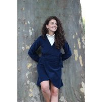 ManduTrap Herbstkleid „Rani“ aus Bio-Baumwollcord – Wickelkleid
