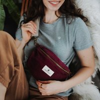 NORDLICHT Bauchtasche TOMMA Cord aus Bio-Baumwolle