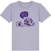 päfjes Hey! Oskar Otter - Fair Wear Bio Kinder T-Shirt - Lavendel/Lila