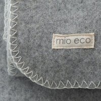 mio eco Kleine rustikale Kuscheldecke Elbwolle