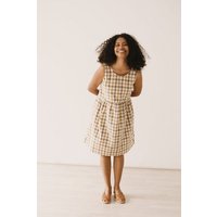 TIRALAHILACHA Hazel straps dress vichy print