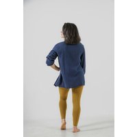 YogiLiebe Kimonobluse Prema aus Bio-Musselin – Mint | handgenäht in Deutschland