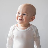 Kokon Zwo Baby Langarmbody 100% Seide (peacesilk)