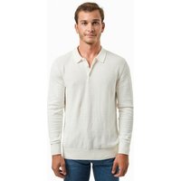 ORGANICATION Polokragenpullover aus Bio-Baumwolle