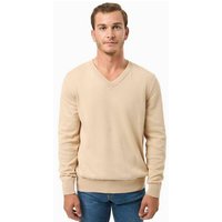 ORGANICATION Pullover aus Bio-Baumwolle mit V-Ausschnitt