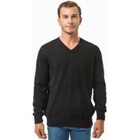 ORGANICATION Pullover aus Bio-Baumwolle mit V-Ausschnitt