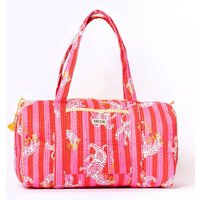 KIKOONI Handgefertigte große Baumwolltasche "K. Shopper"