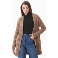 ORGANICATION Langer Offener Cardigan aus Bio-Baumwolle Mix
