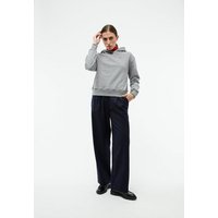 Givn Berlin Cropped Sweater GBJESSA (Logo) aus Bio-Baumwolle - Grey Melange
