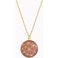 lille mus Halskette mit Porzellananhänger GEO Porzellanschmuck