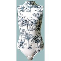 Atelier SNOW Ärmelloser Body mit Muster aus Bio-Baumwolle