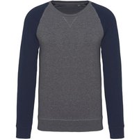 Greenspired Zweifarbiges Raglan Sweatshirt French Terry BIO