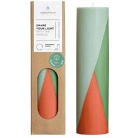 Originalhome Geruchsneutrale Diagonale Stumpenkerze – vegan & fair.