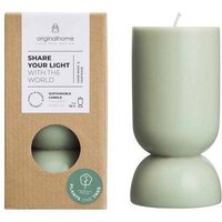 Originalhome Nachhaltiges Kerzengeschenk: Handgegossene vegane Designkerze - Organic S,