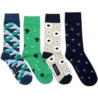 The Arctic Bay Socken 4er-Pack aus Bio-Baumwolle – Amazonas Edition – Doppelfadig, Nachhaltig & Fair Hergestellt