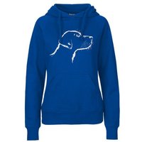 HANDGEDRUCKT "Fellnase" Frauen Hoody Neutral