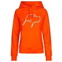 HANDGEDRUCKT "Fellnase" Frauen Hoody Neutral