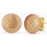 lille mus Porzellan-Ohrstecker TRIPLE Porzellanschmuck