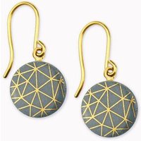 lille mus Porzellan-Ohrhänger GEO Porzellanschmuck