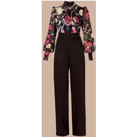 Atelier SNOW Set Body mit Schleifenkragen + Marlenehose Elena aus Bio-Lyocell