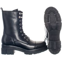 Ten Points Leder-Schnürboots mit dicker Sohle und hohem Schaft, Cecilia