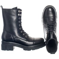 Ten Points Leder-Schnürboots mit dicker Sohle und hohem Schaft, Cecilia