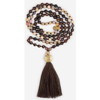 Spirit of OM Mala Hridaya Tigerauge