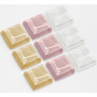 ALEXASCHA Magnet Set aus Upcycling Glas • 9 starke Magnete für den Kühlschrank • ideal zum Verschenken