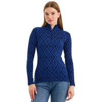 Woolona Langarmshirt - VENUS - 100% Merinowolle (Zip)