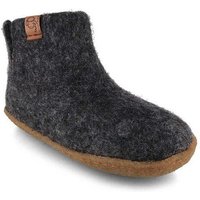 WoolFit Kinder-Hausschuhe Hüttenschuhe aus 100% Wolle