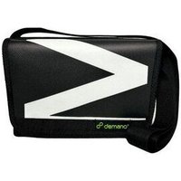 DEMANO Kleine Schultertasche aus Recycelte Bannern Universitat XS