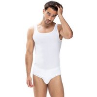 Mey 2er Pack Herren Unterhemd Athletic Shirt Feinripp weiß