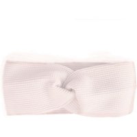 körber mode Stirnband Twist ecru strukturiert Bio Baumwolle handmade