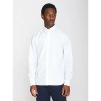 KnowledgeCotton Apparel Hemd - ALF regular crispy cotton shirt - aus Bio-Baumwolle
