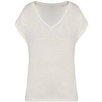 Greenspired Umweltfreundliches Loose Damen-T-Shirt mit V-Ausschnitt 130g/m S- L