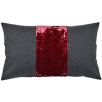 AN-NA Design Kissen aus nachhaltigen Stoffen, Größe 30 x 50 cm, Kissenhülle, Design K-80-Kokos
