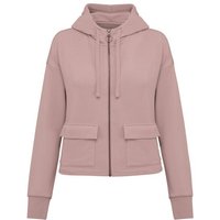 Greenspired Umweltfreundliches Damen-Kapuzensweatshirt aus French Terry mit Reißverschluss 300g/m² XS-XL